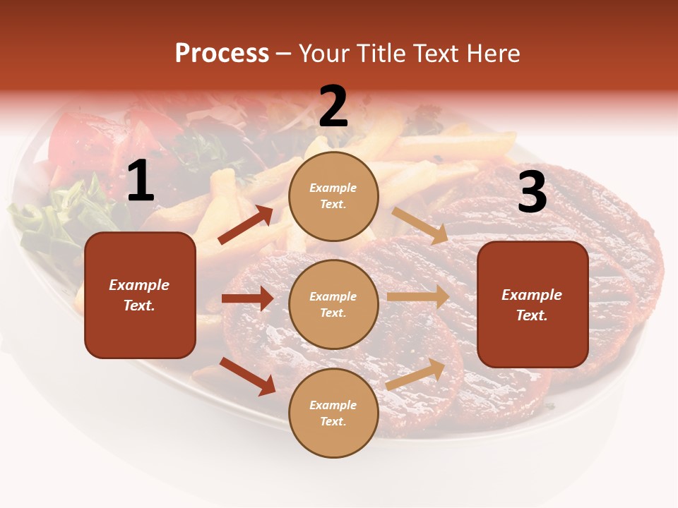 White Background Paprika Ready To Eat PowerPoint Template