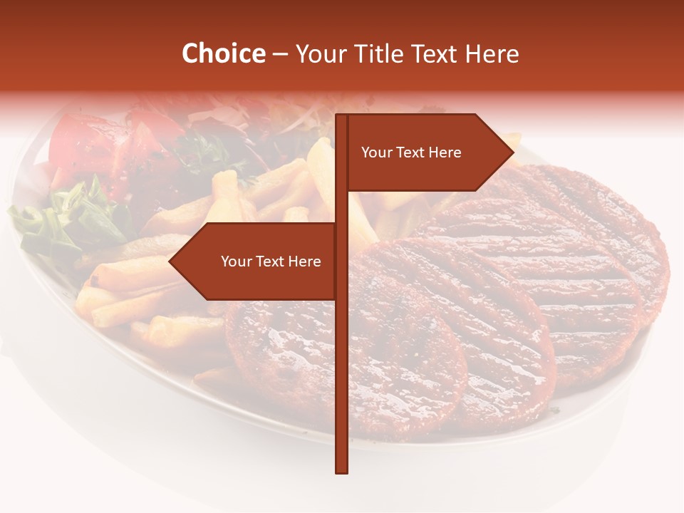 White Background Paprika Ready To Eat PowerPoint Template