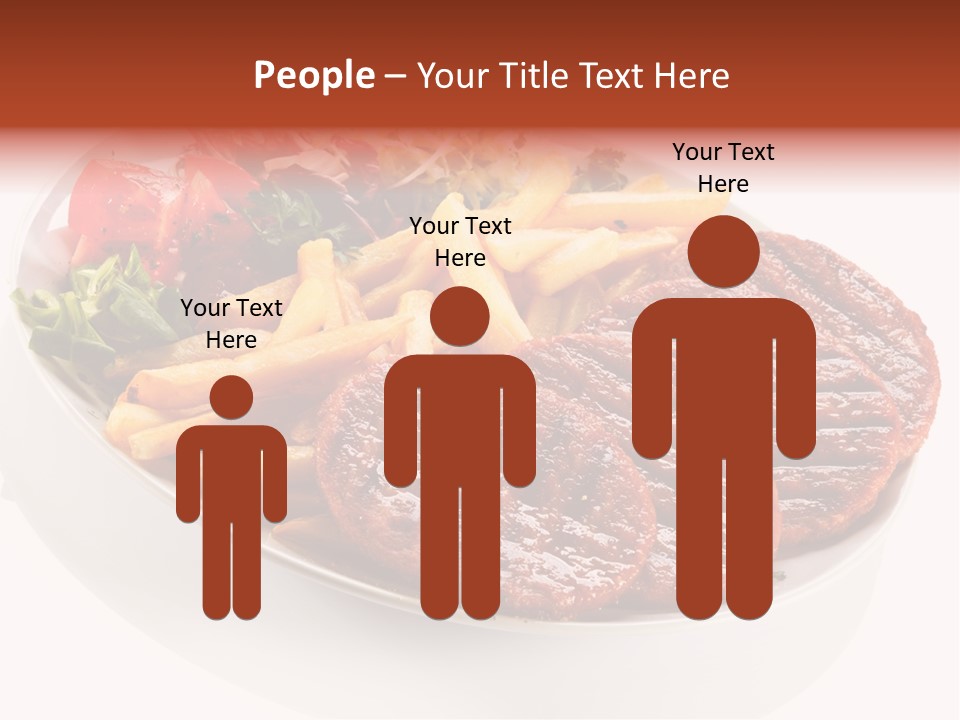 White Background Paprika Ready To Eat PowerPoint Template