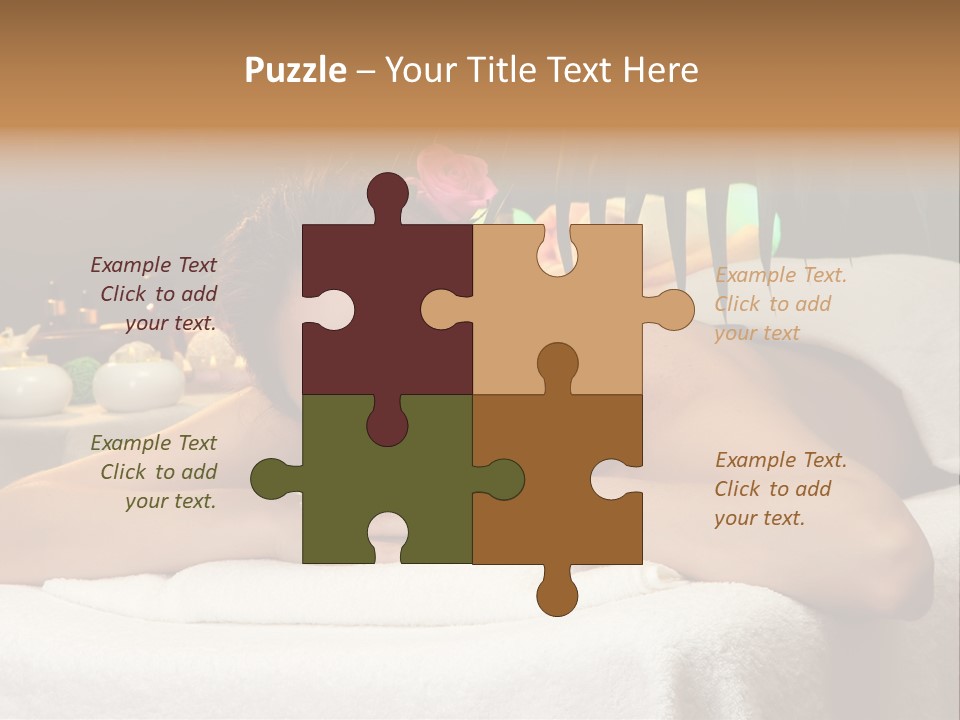 Person Beautiful Female PowerPoint Template