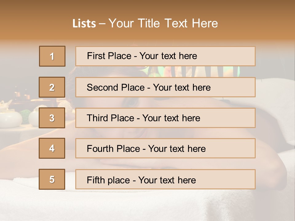 Person Beautiful Female PowerPoint Template