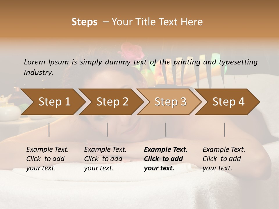 Person Beautiful Female PowerPoint Template