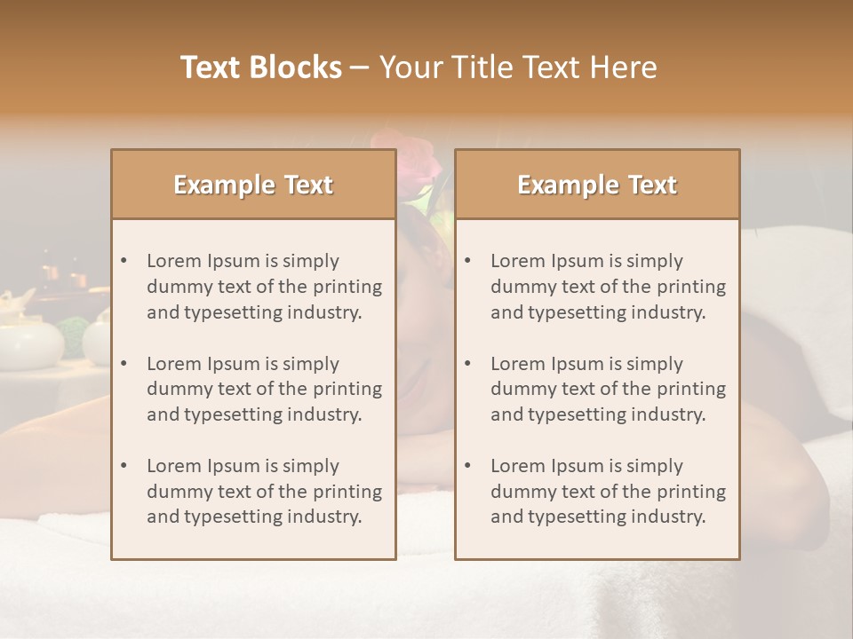 Person Beautiful Female PowerPoint Template