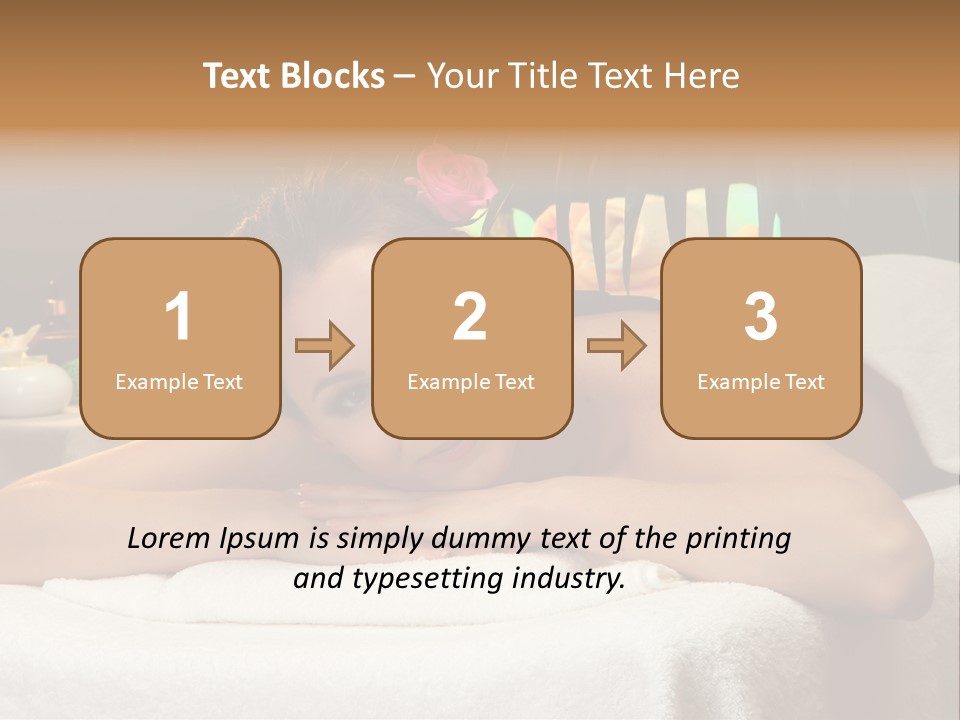 Person Beautiful Female PowerPoint Template