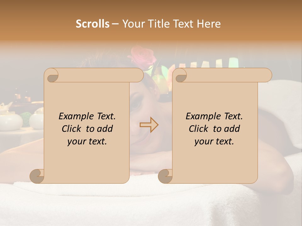 Person Beautiful Female PowerPoint Template