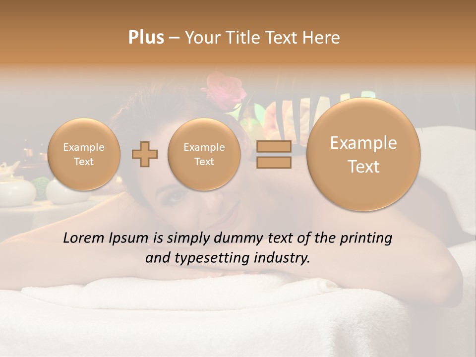 Person Beautiful Female PowerPoint Template