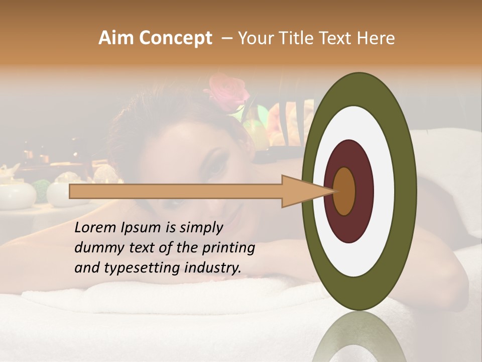 Person Beautiful Female PowerPoint Template