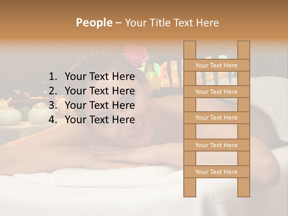 Person Beautiful Female PowerPoint Template