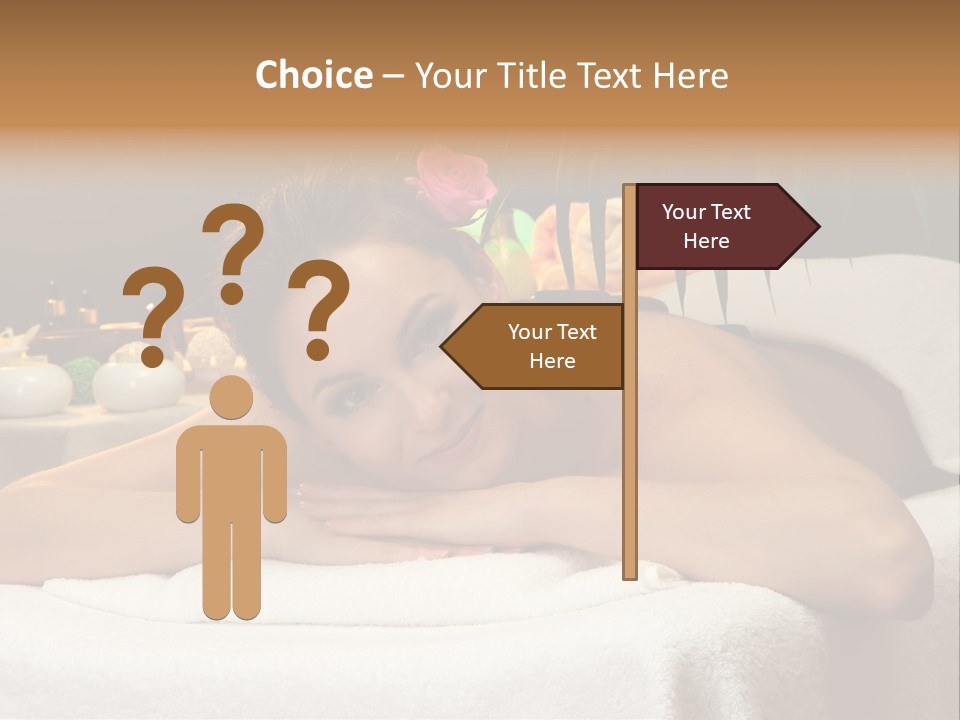 Person Beautiful Female PowerPoint Template