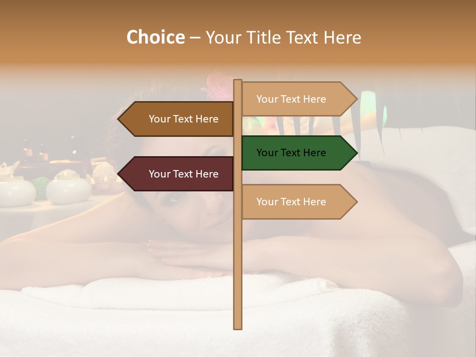 Person Beautiful Female PowerPoint Template