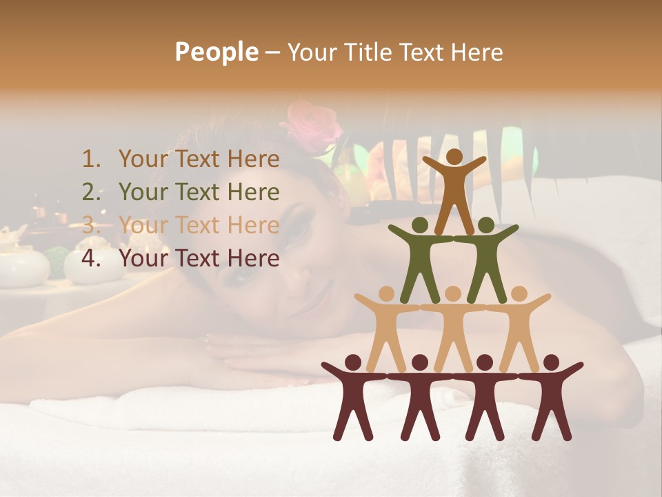 Person Beautiful Female PowerPoint Template