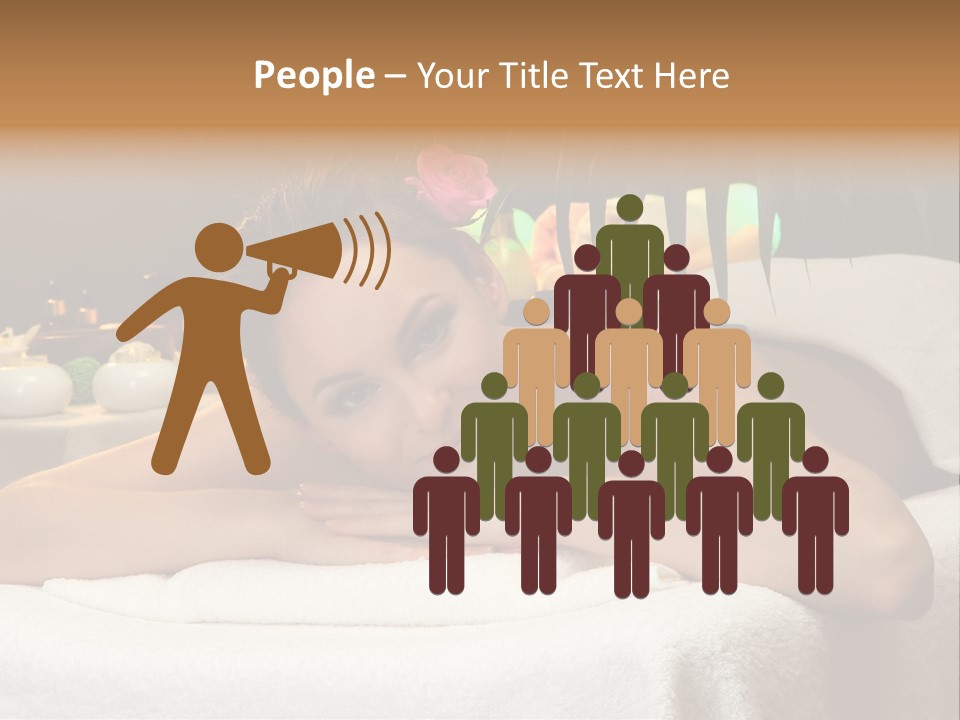 Person Beautiful Female PowerPoint Template