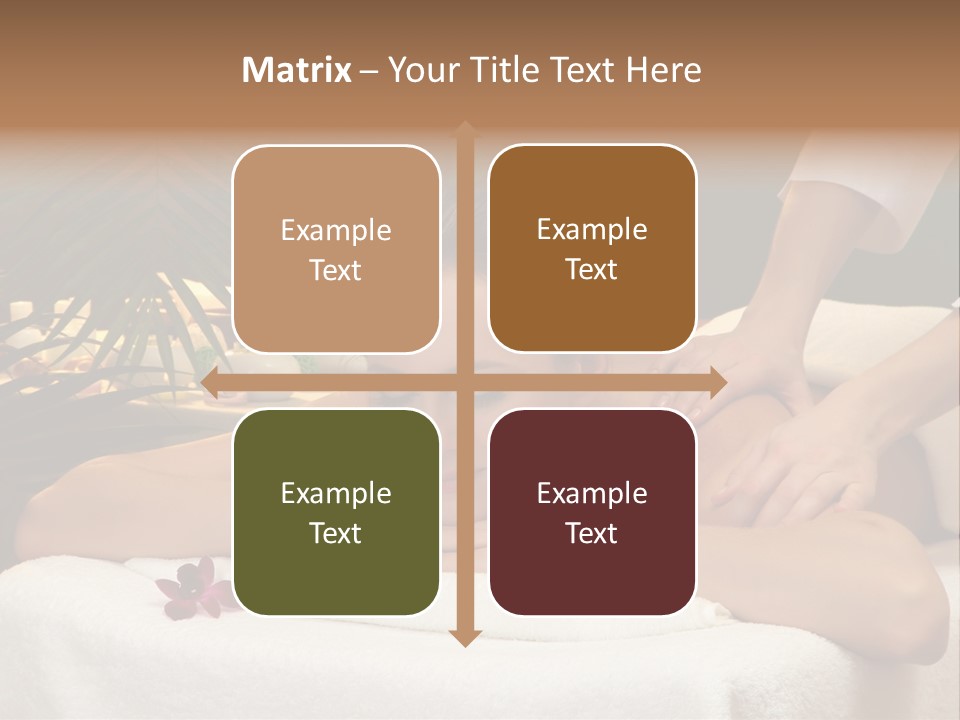 Woman Treatment Model PowerPoint Template