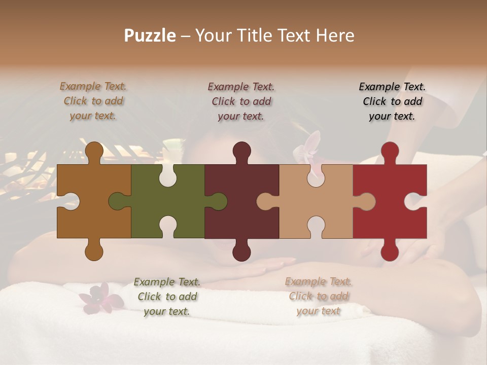 Woman Treatment Model PowerPoint Template