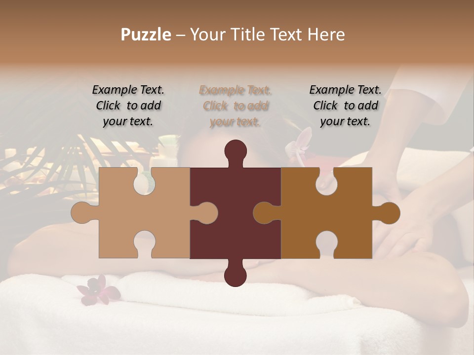 Woman Treatment Model PowerPoint Template