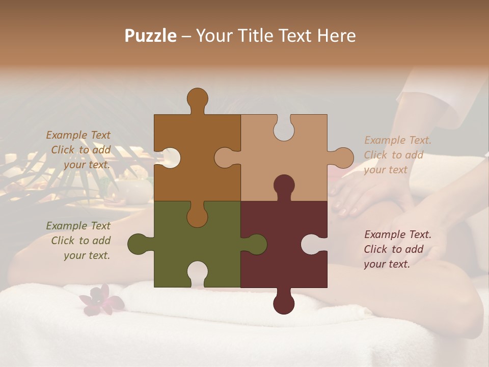 Woman Treatment Model PowerPoint Template