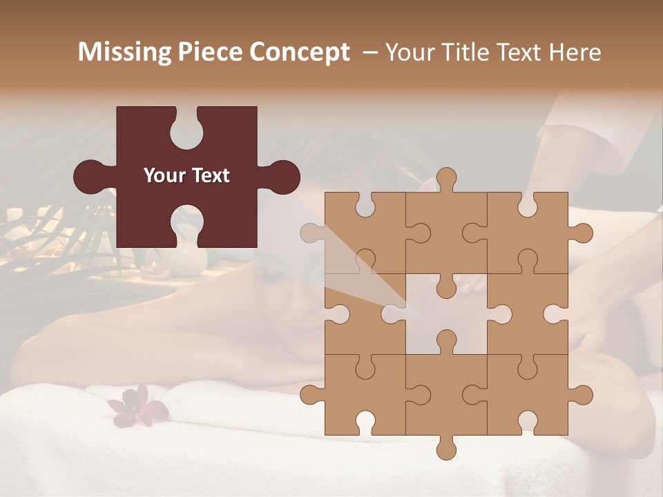 Woman Treatment Model PowerPoint Template