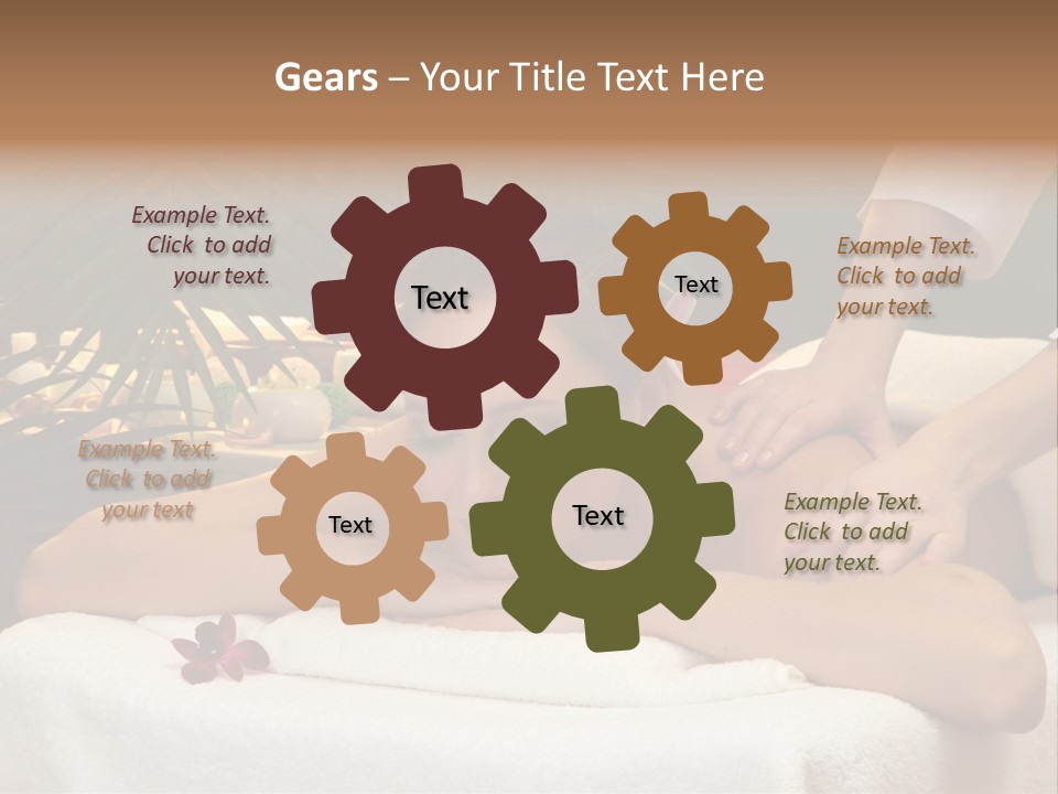 Woman Treatment Model PowerPoint Template