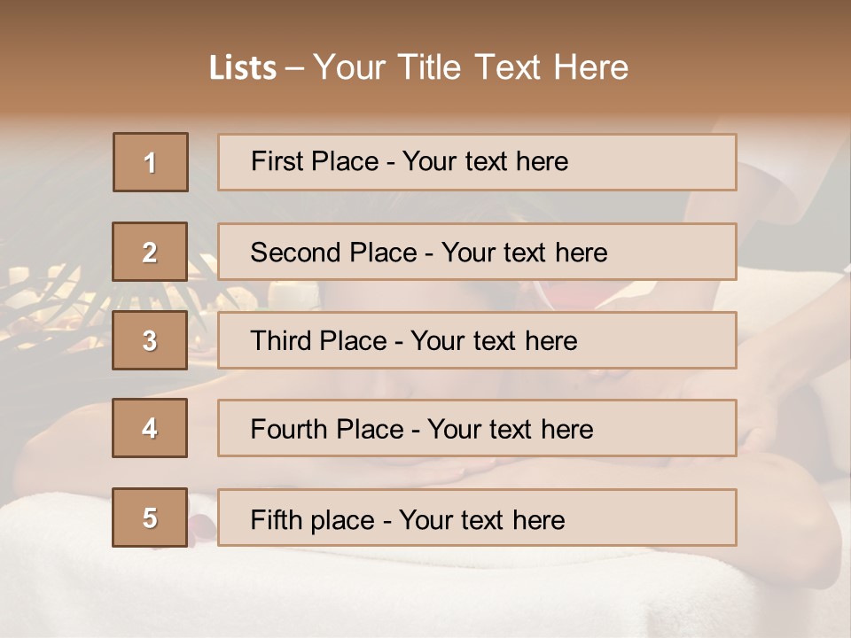 Woman Treatment Model PowerPoint Template