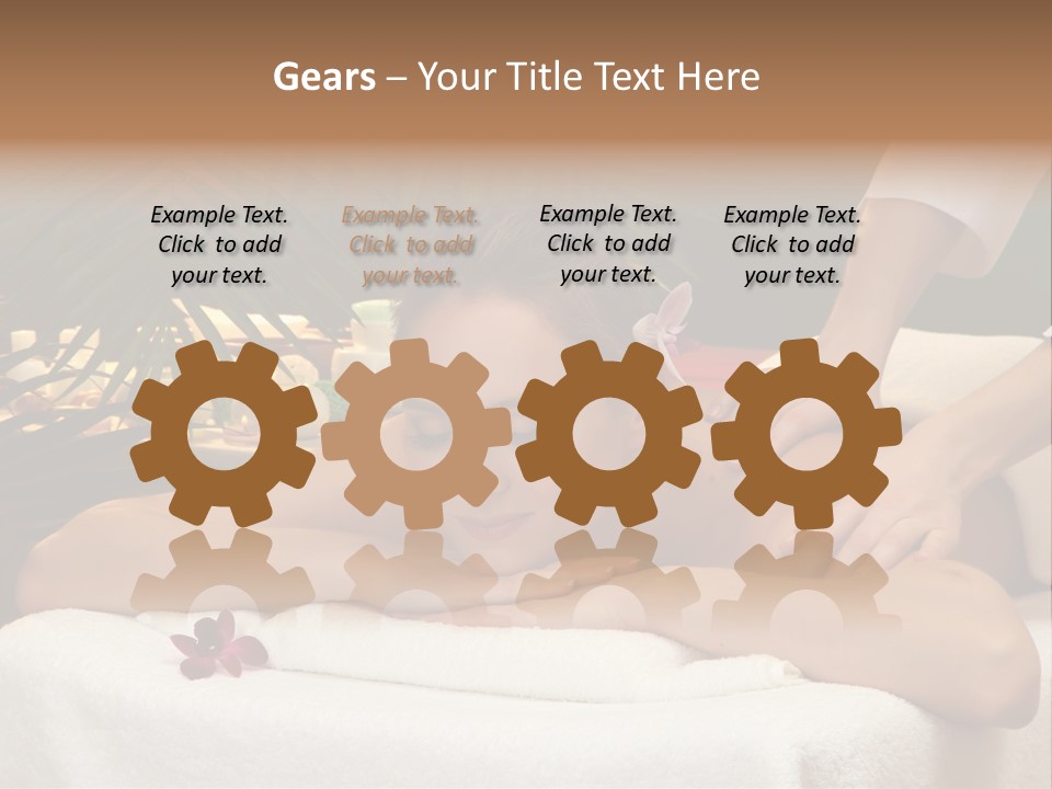 Woman Treatment Model PowerPoint Template