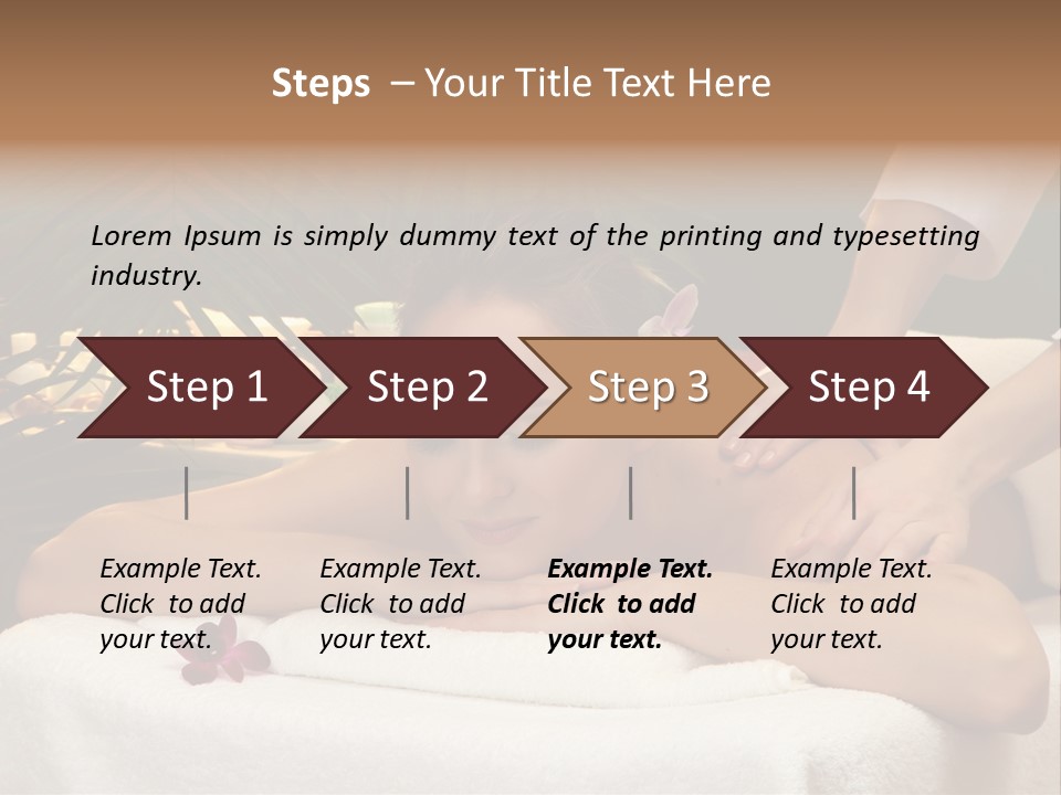 Woman Treatment Model PowerPoint Template