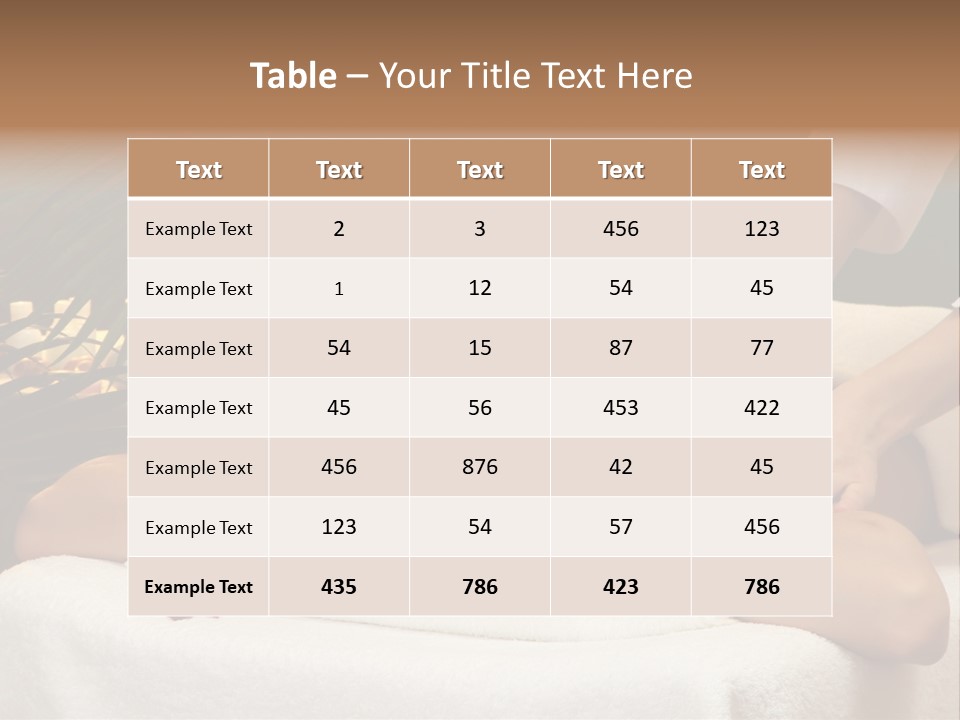 Woman Treatment Model PowerPoint Template