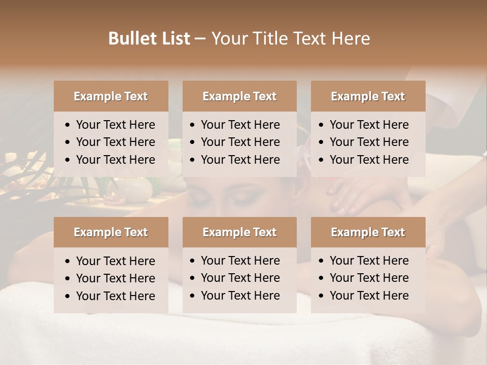Woman Treatment Model PowerPoint Template