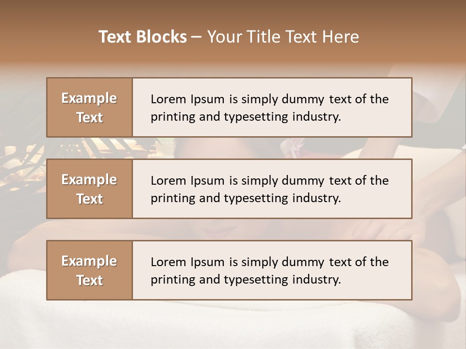 Woman Treatment Model PowerPoint Template