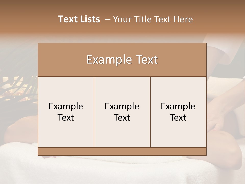 Woman Treatment Model PowerPoint Template