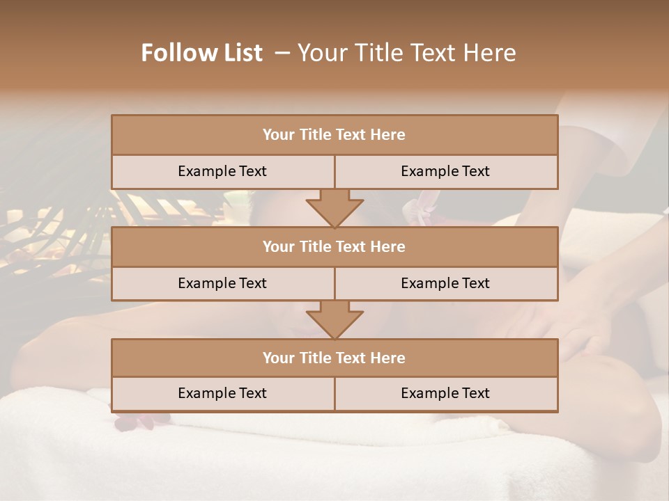 Woman Treatment Model PowerPoint Template