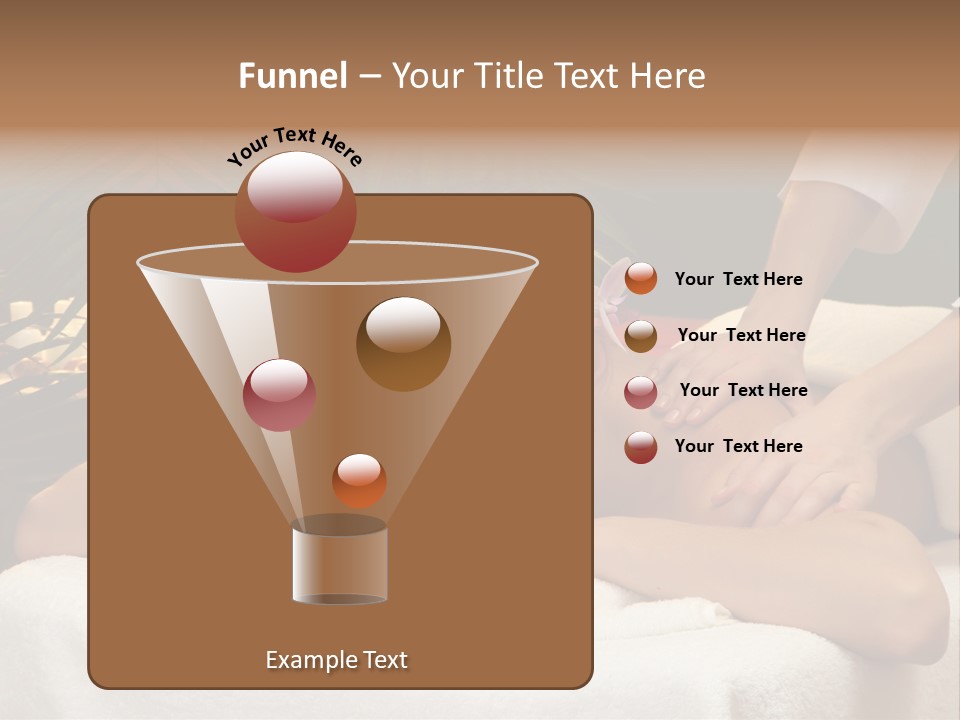 Woman Treatment Model PowerPoint Template