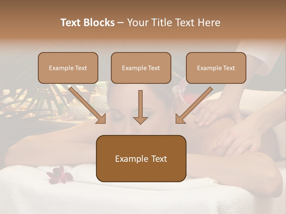 Woman Treatment Model PowerPoint Template