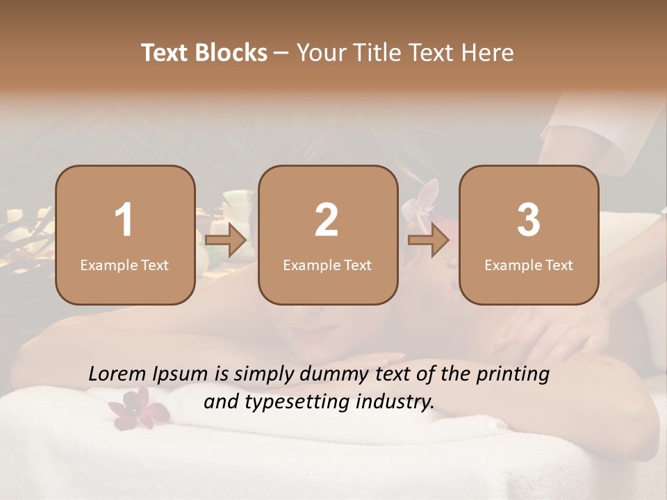 Woman Treatment Model PowerPoint Template