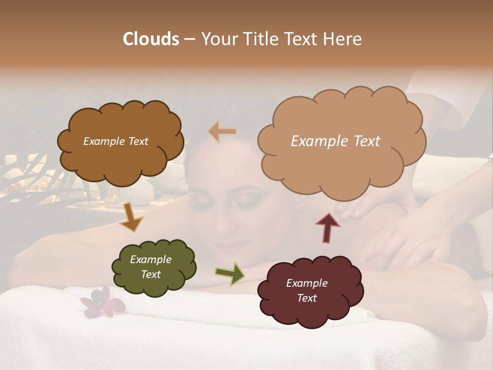 Woman Treatment Model PowerPoint Template