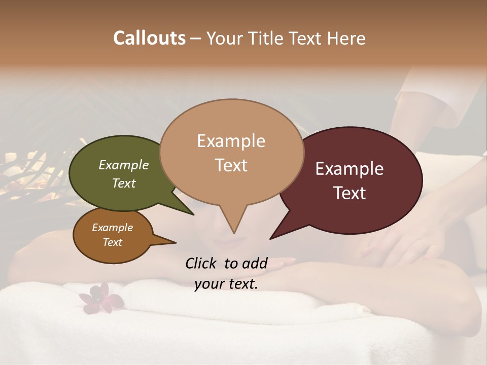 Woman Treatment Model PowerPoint Template
