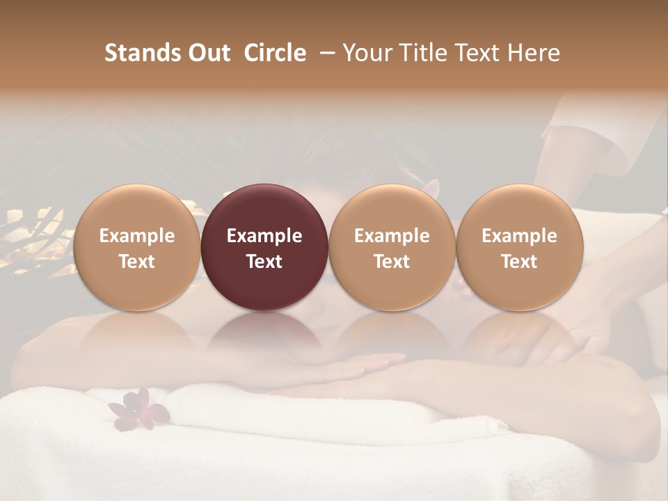 Woman Treatment Model PowerPoint Template