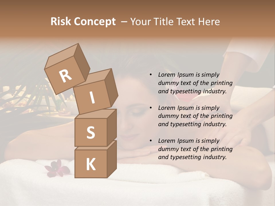 Woman Treatment Model PowerPoint Template