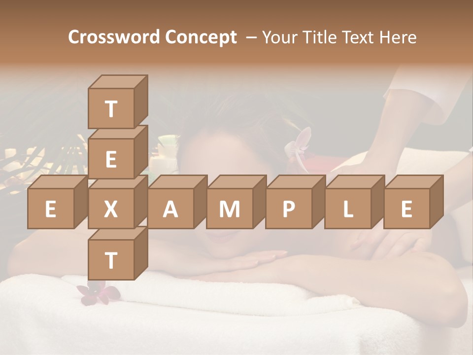 Woman Treatment Model PowerPoint Template