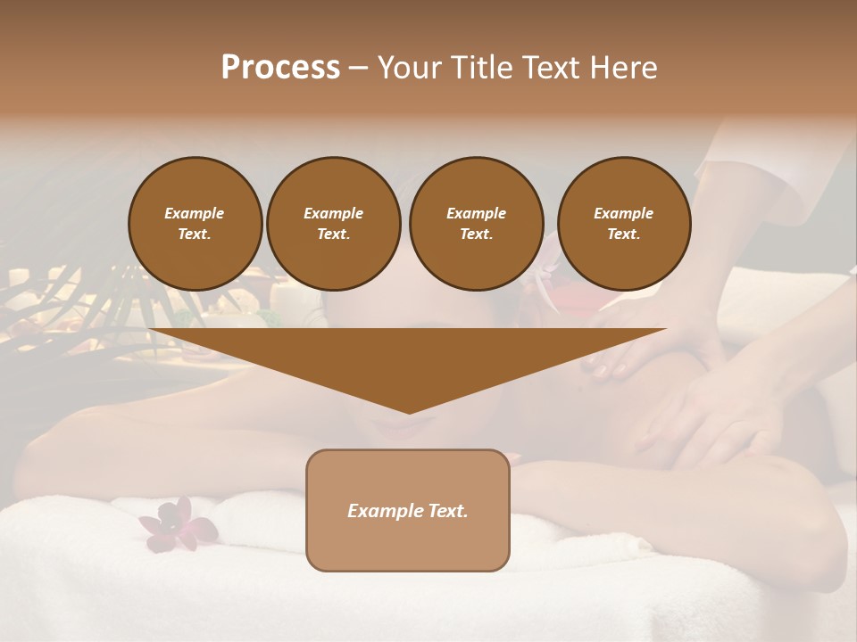 Woman Treatment Model PowerPoint Template