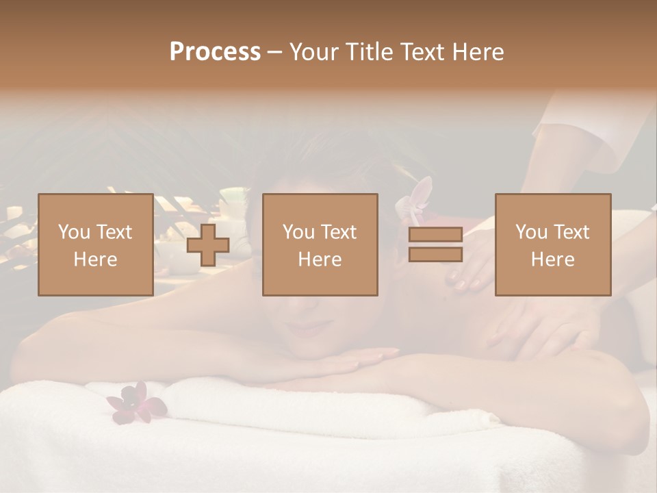 Woman Treatment Model PowerPoint Template