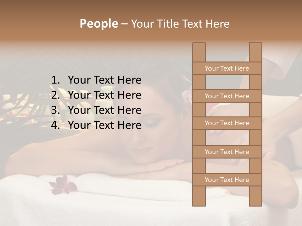 Woman Treatment Model PowerPoint Template