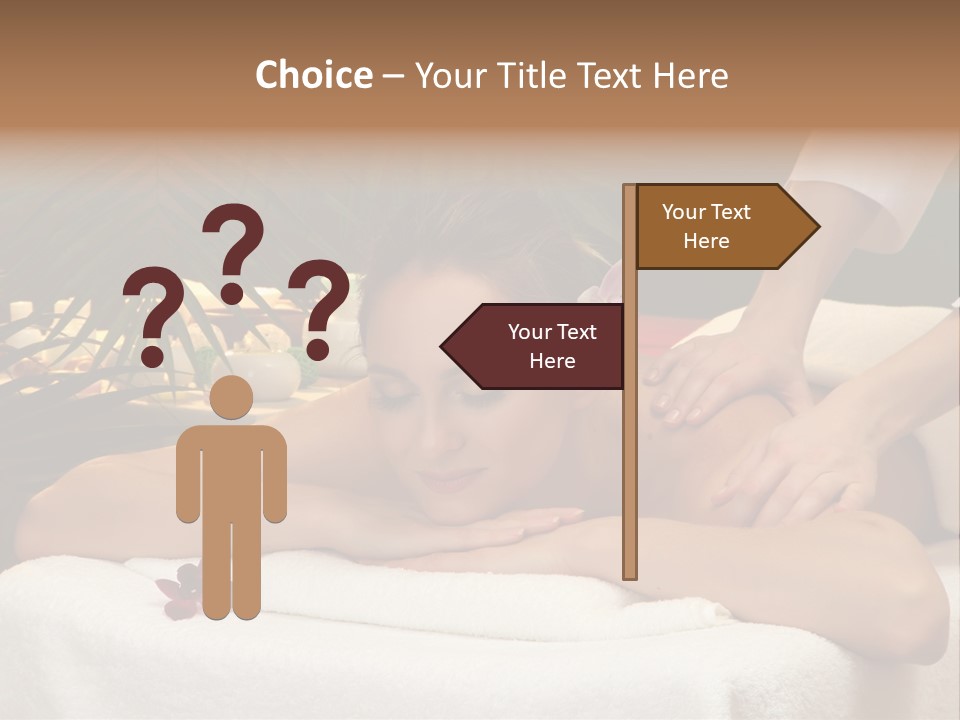 Woman Treatment Model PowerPoint Template