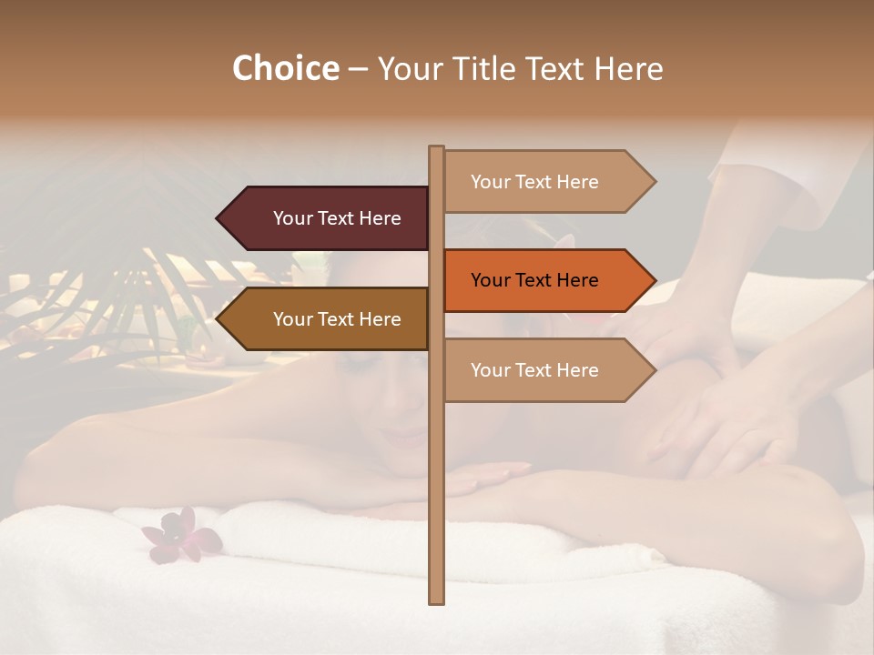 Woman Treatment Model PowerPoint Template