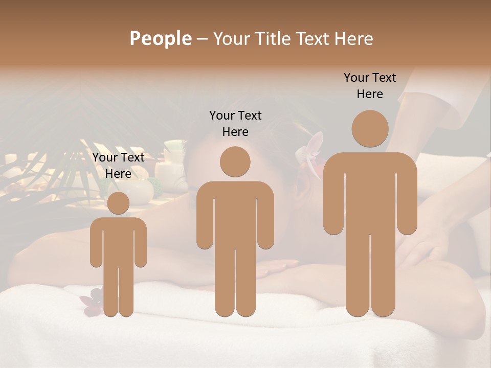 Woman Treatment Model PowerPoint Template