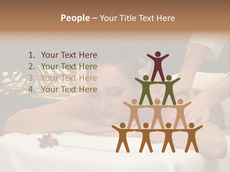 Woman Treatment Model PowerPoint Template