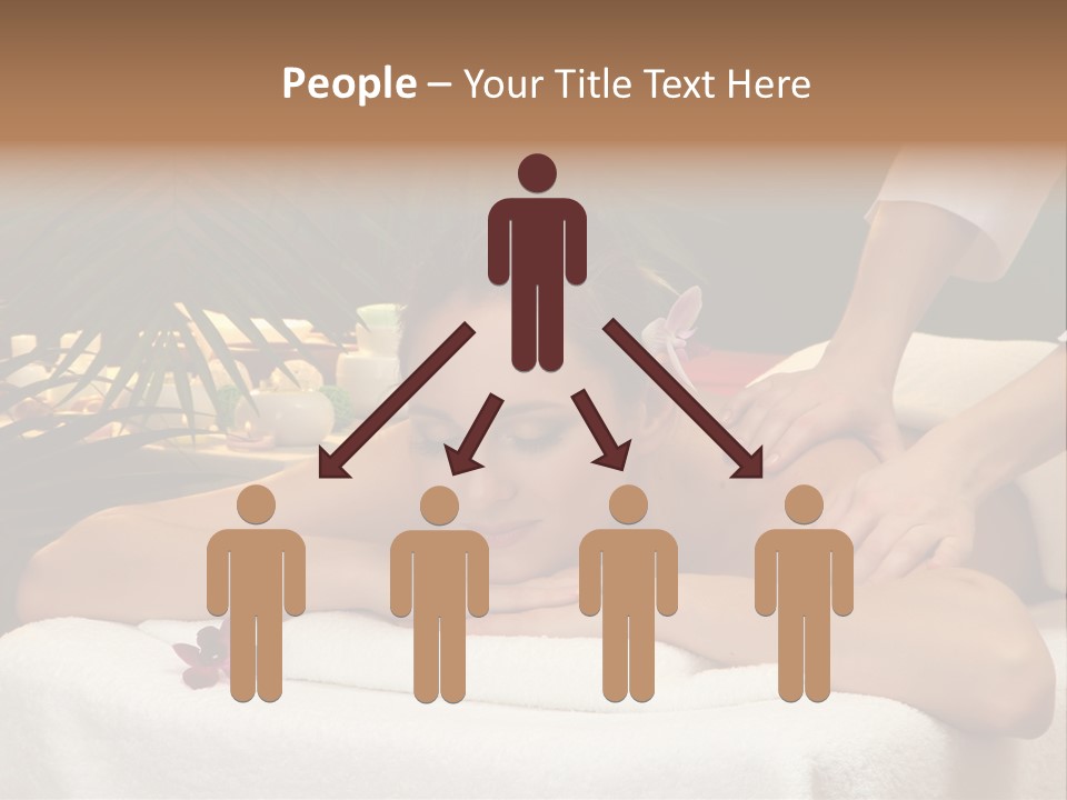 Woman Treatment Model PowerPoint Template