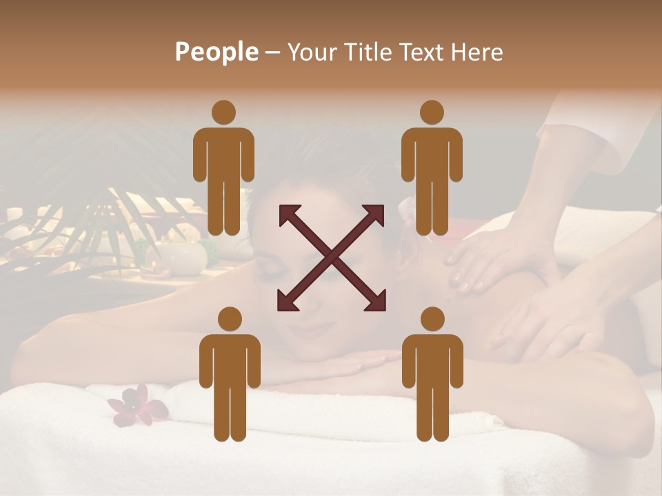 Woman Treatment Model PowerPoint Template