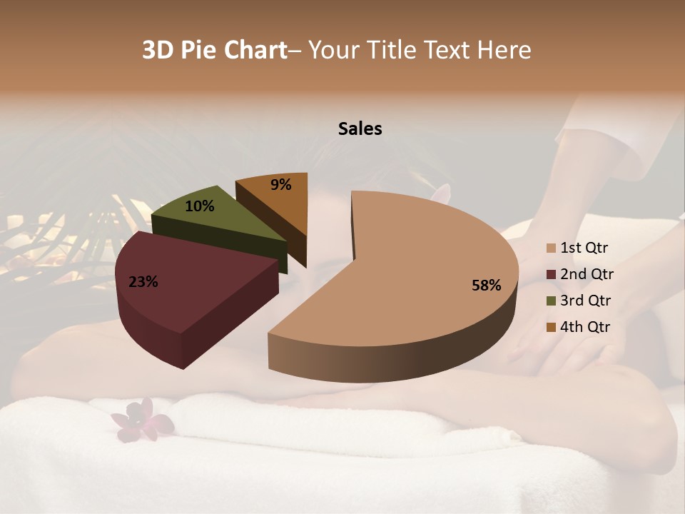 Woman Treatment Model PowerPoint Template