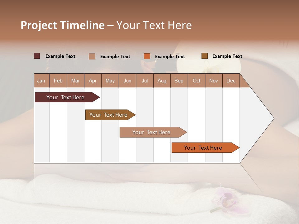 Massage Hot White PowerPoint Template