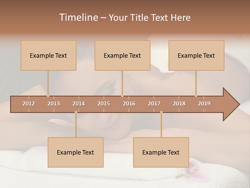 Massage Hot White PowerPoint Template